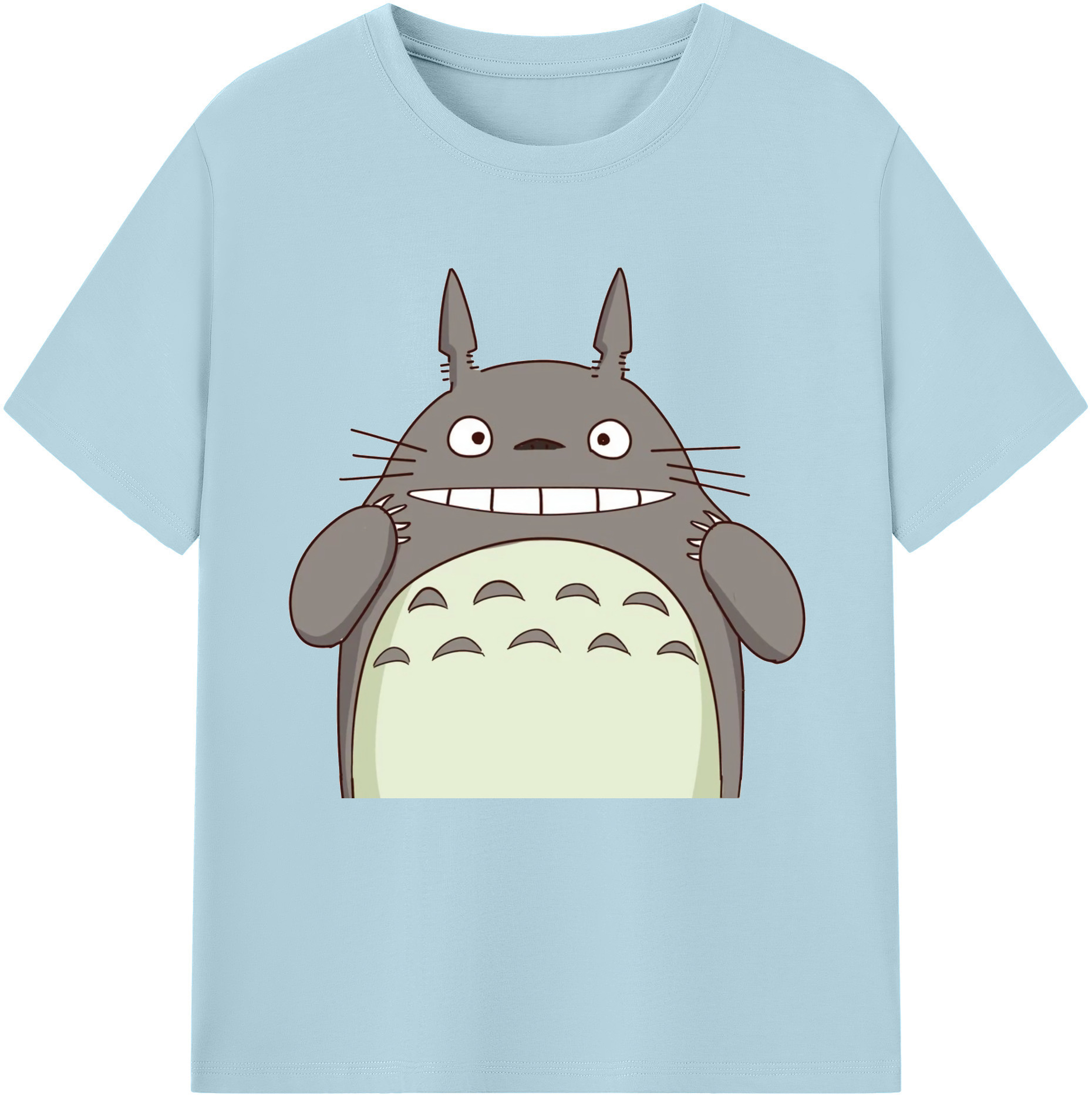 （画像用） となりのトトロ 草壁メイ 草壁サツキ My Neighbor Totoro Satsuki Kusakabe Mei Kusakabe 綿100％半袖Tシャツ（フロントプリント）